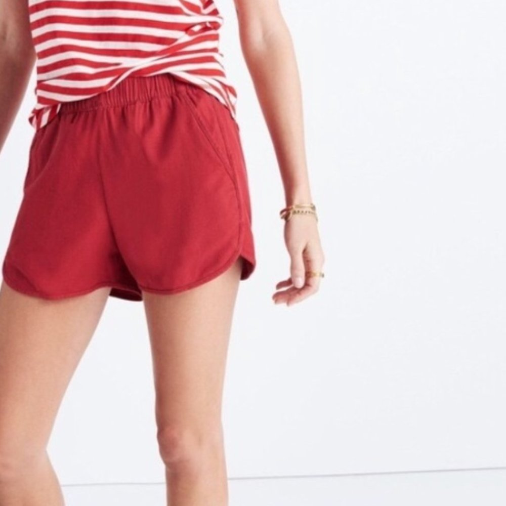 Madewell Pull On Elastic Waist Shorts Small
